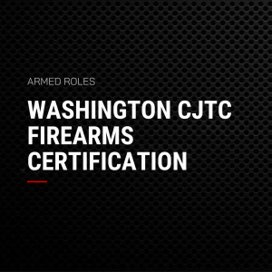 Washington CJTC Firearms Certification